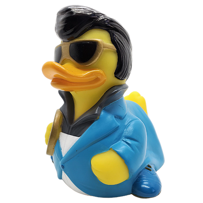 Blue Suede Duck Rubber Duck