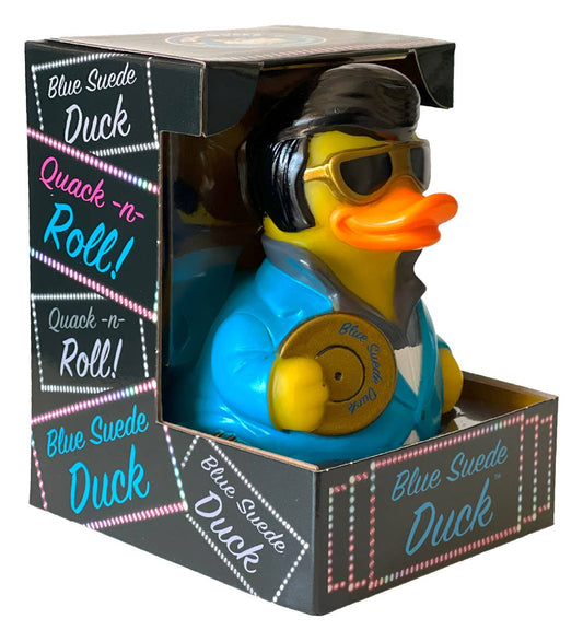 Blue Suede Duck Rubber Duck