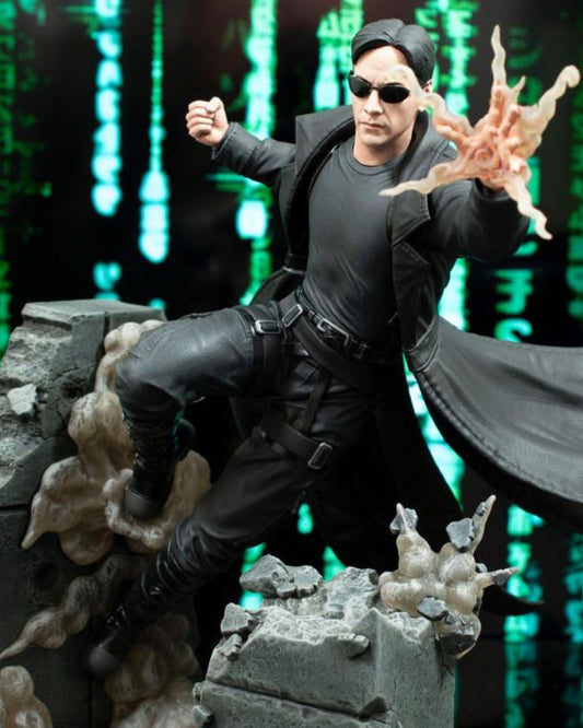 The Matrix Gallery Diorama Neo Deluxe 10-Inch PVC Statue