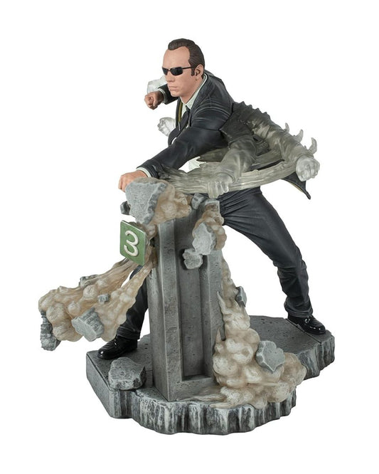 The Matrix Gallery Diorama Agent Smith 10-Inch PVC Statue
