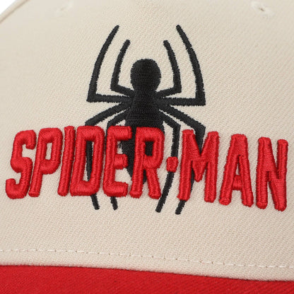 Marvel Spider-Man White Curved Bill Snapback