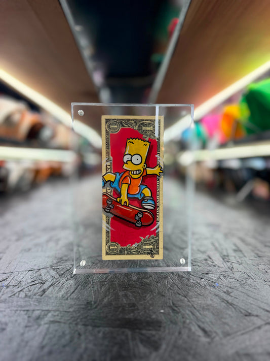Simpsons (Bart) $1 Dollar Bill Art 5.0