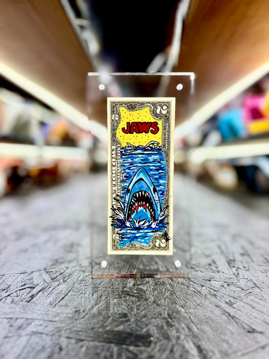Jaws $2 Dollar Bill Art 11.0