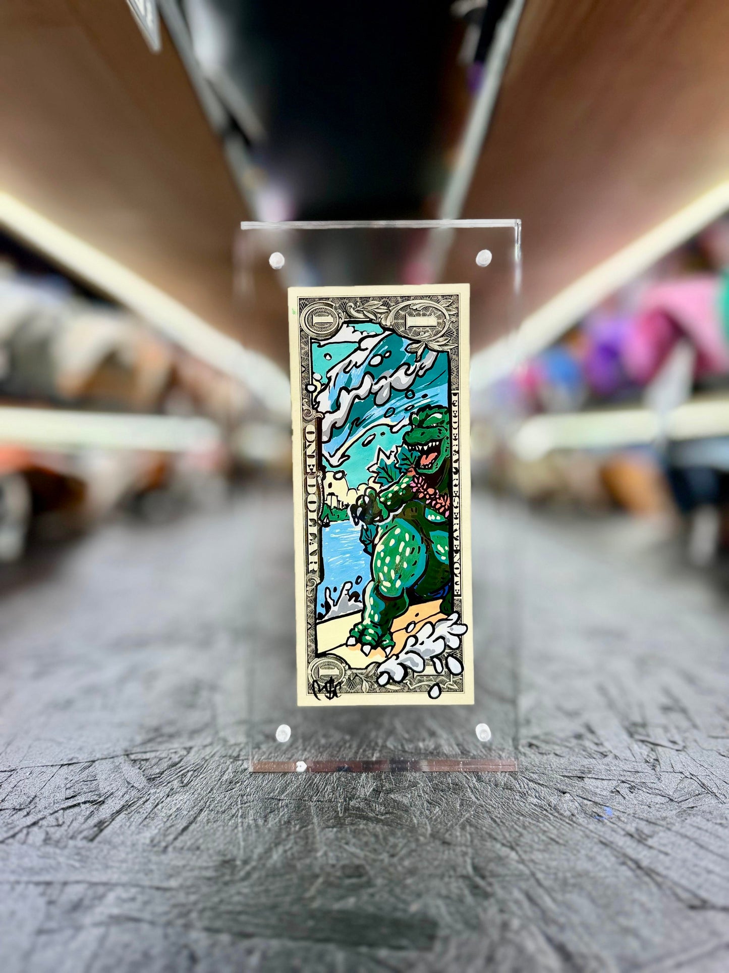 Godzilla $2 Dollar Bill Art 5.0