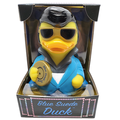 Blue Suede Duck Rubber Duck