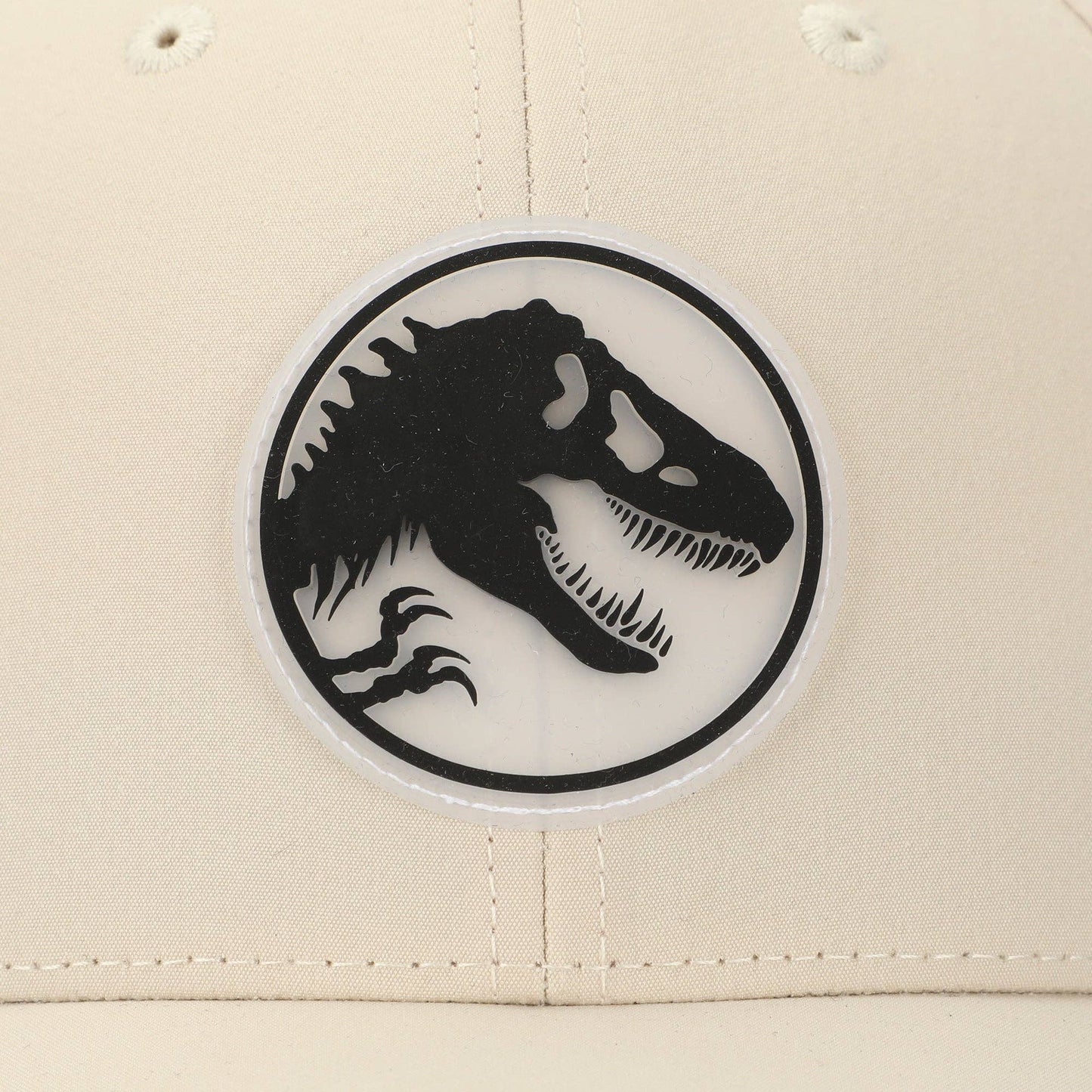 Jurassic Park T-Rex Silhouette Adult Tan Adjustable Perofmance Running Workout Hat - Shop Cool Tricks