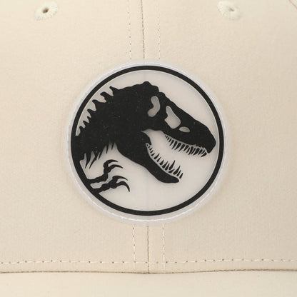Jurassic Park T-Rex Silhouette Adult Tan Adjustable Perofmance Running Workout Hat - Shop Cool Tricks