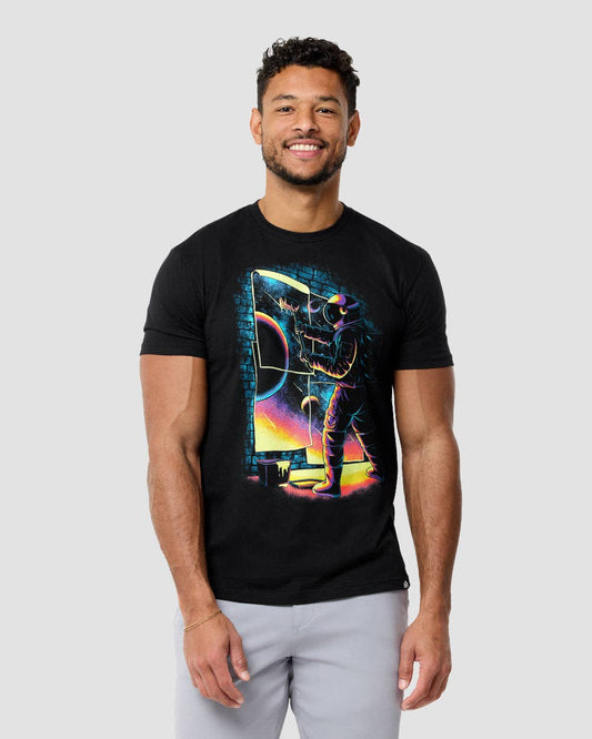 Men's Graphic Tee - Screenprinted T-Shirt (Stellar Streets)