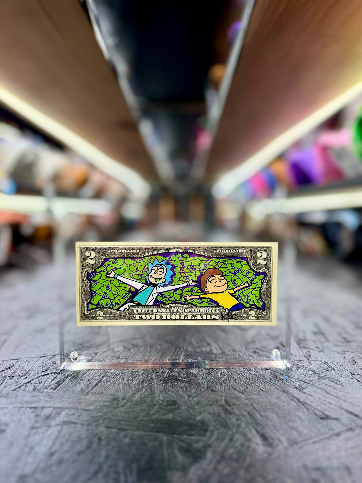 Rick & Morty $2 Dollar Bill Art 6.0