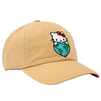 Hello Kitty Earth Day Embroidered Hat