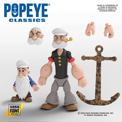 Popeye Classics Action Figure: Poopdeck Pappy