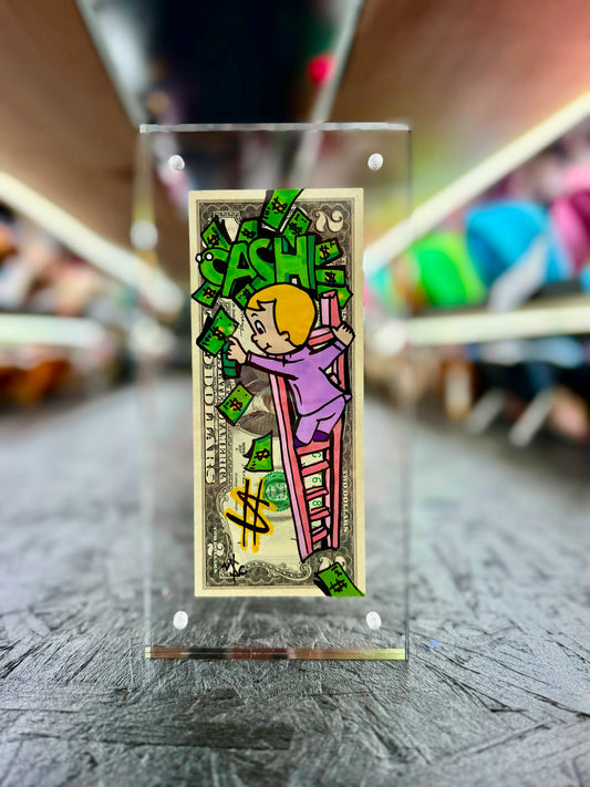 Richie Rich $2 Dollar Bill Art 10.9