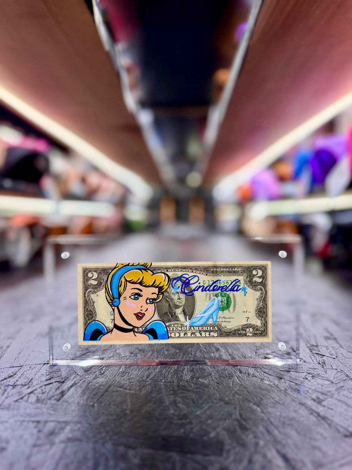Cinderella $2 Dollar Bill Art 1.0