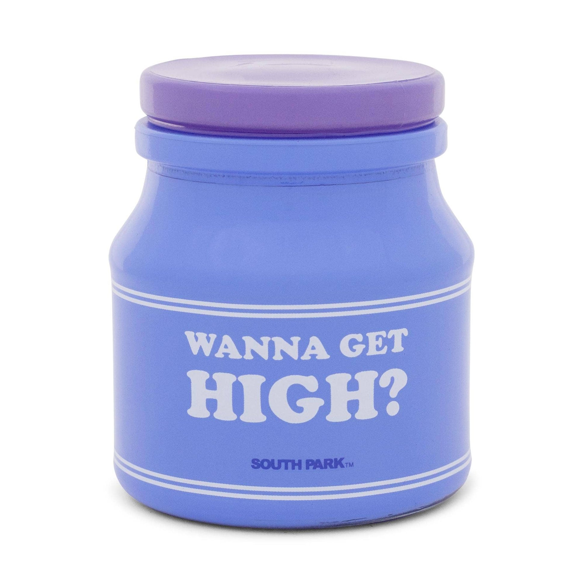 South Park Towelie "Wanna Get High?" Glass Storage Jar - Shop Cool Tricks