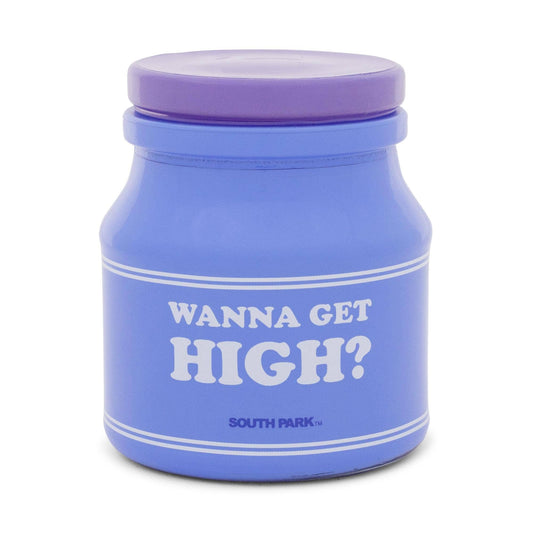 South Park Towelie "Wanna Get High?" Glass Storage Jar - Shop Cool Tricks