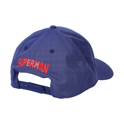 Superman Logo Blue Structured Baseball Cap - Shop Cool Tricks