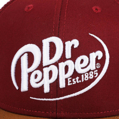 Dr Pepper Classic Logo Adult Mesh Trucker Cap - Shop Cool Tricks