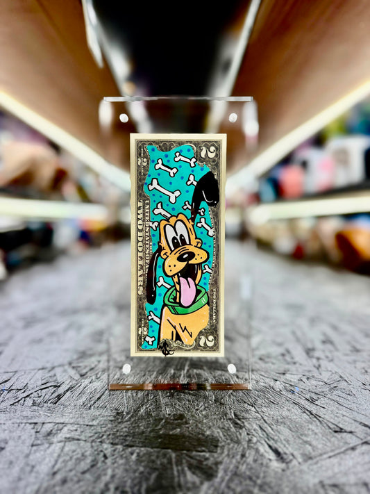 Pluto $2 Dollar Bill Art