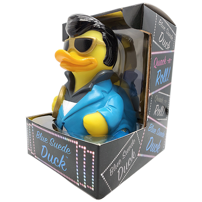 Blue Suede Duck Rubber Duck