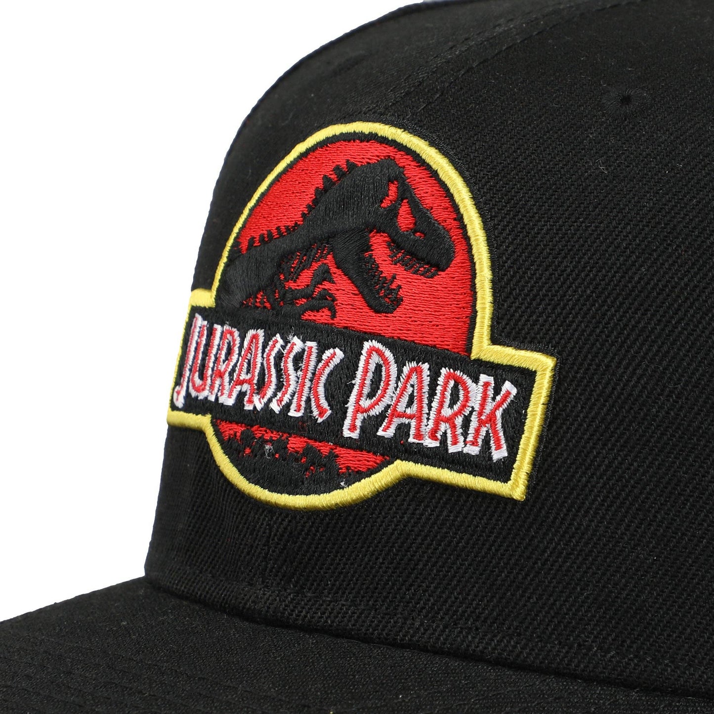 Jurassic Park Embroidered Snap Back Black Dad Hat for Men - Shop Cool Tricks