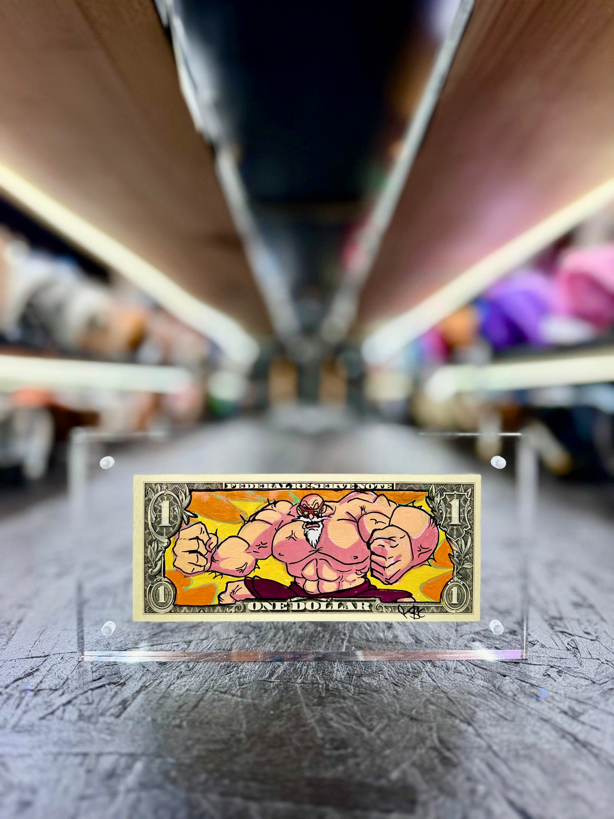 DBZ (Master Roshi) $1 Dollar Bill Art 7.0