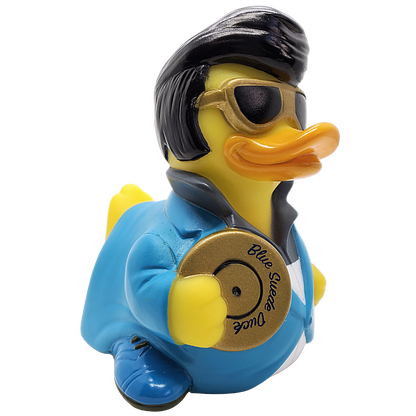 Blue Suede Duck Rubber Duck