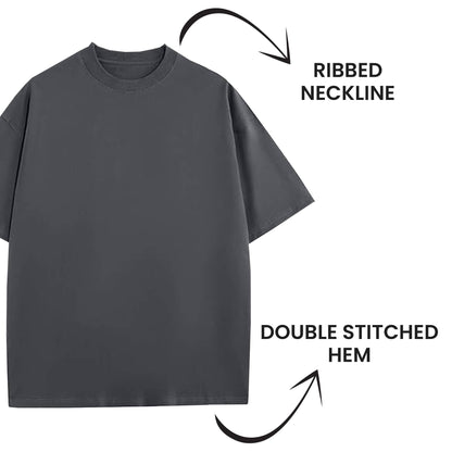 Men's 100% Cotton Drop Shoulder Fashion Tees