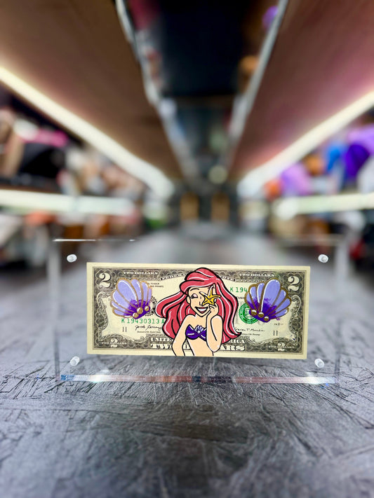 Ariel $2 Dollar Bill Art 1.0