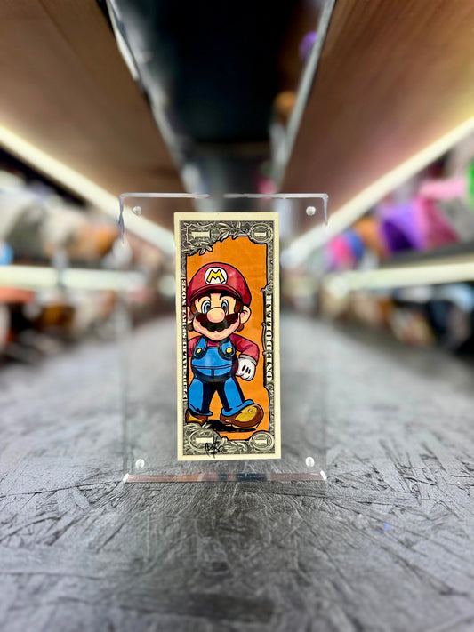 Mario $1 Dollar Bill Art 10.0