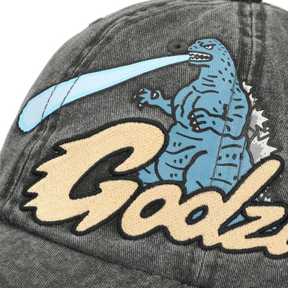 Godzilla Embroidered Pigment Dyed Adjustable Dad Hat