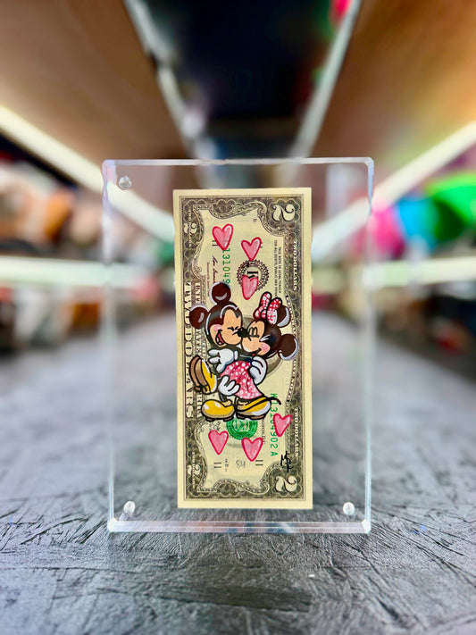 Mickey & Minnie $2 Dollar Bill Art 4.0