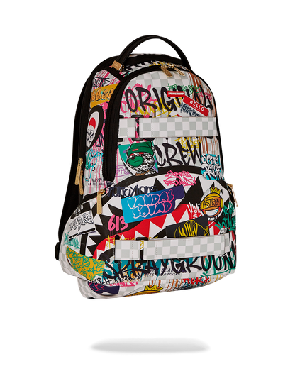 CREATE ANOTHER DAY SKATEBOARD-STRAP BACKPACK