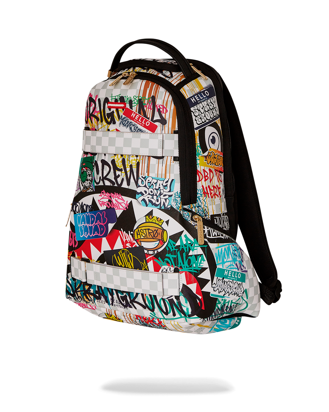 CREATE ANOTHER DAY SKATEBOARD-STRAP BACKPACK