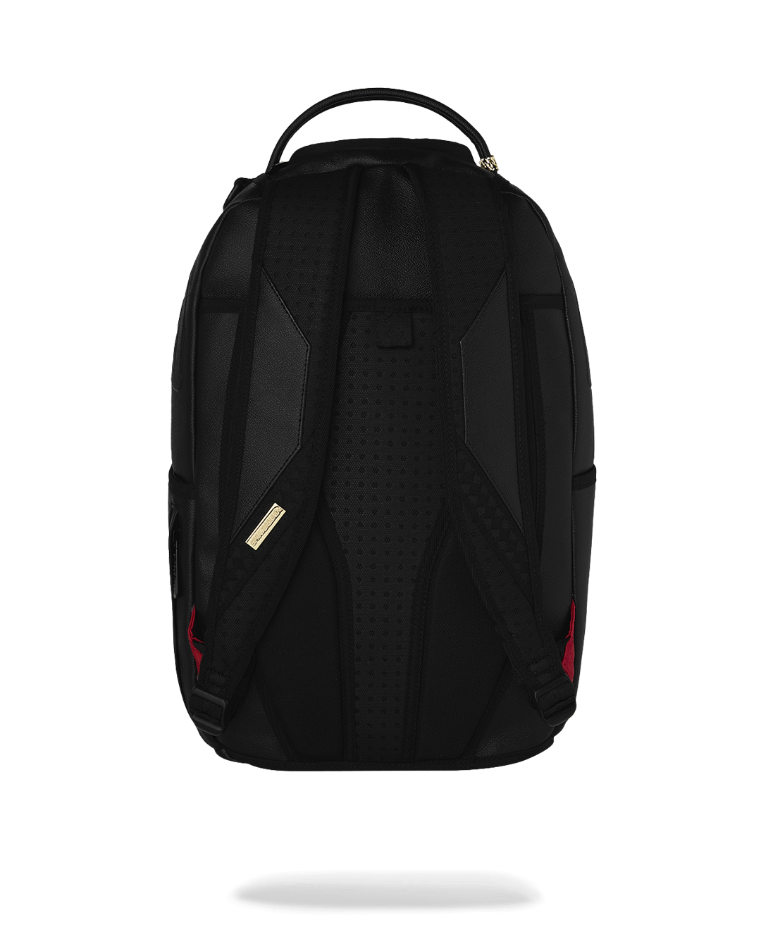 Sprayground Gold Brick Drip Black Backpack