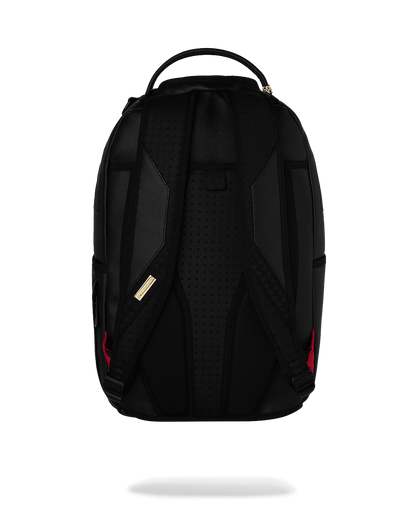 Sprayground Gold Brick Drip Black Backpack
