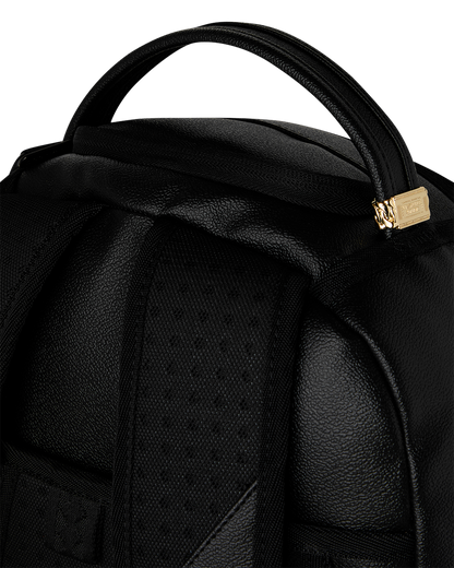 Sprayground Gold Brick Drip Black Backpack