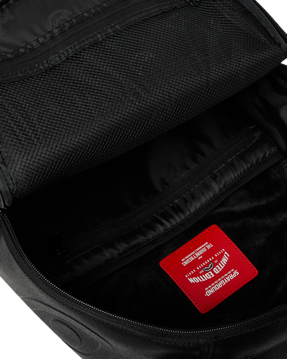 Sprayground Gold Brick Drip Black Backpack