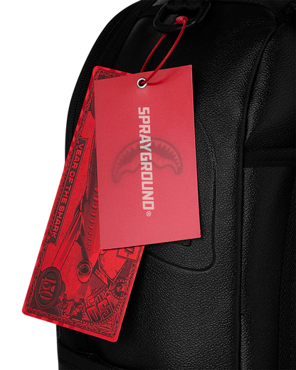 Sprayground Gold Brick Drip Black Backpack