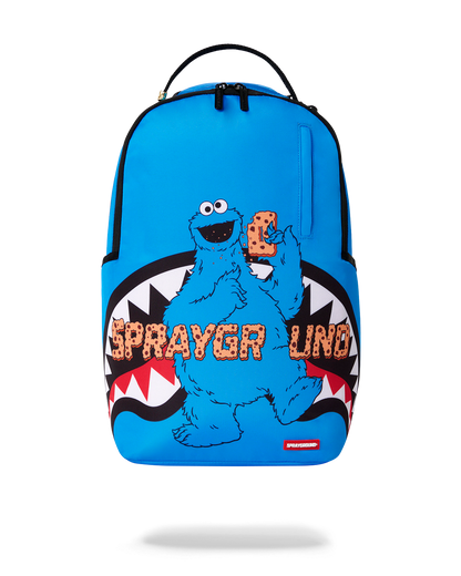 SESAME STREET COOKIE MONSTER TAKE A BITE BACKPACK
