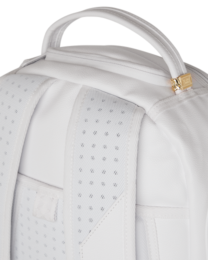 Sprayground Gold Brick Luxe White Backpack