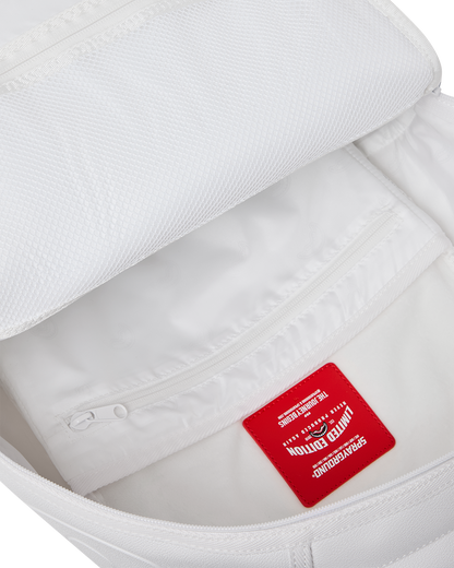 Sprayground Gold Brick Luxe White Backpack