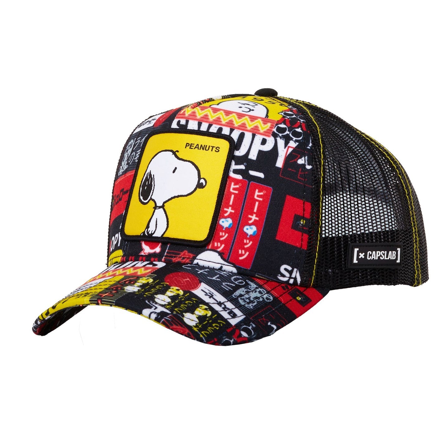 Peanuts All Over Print Snapback Trucker Hat