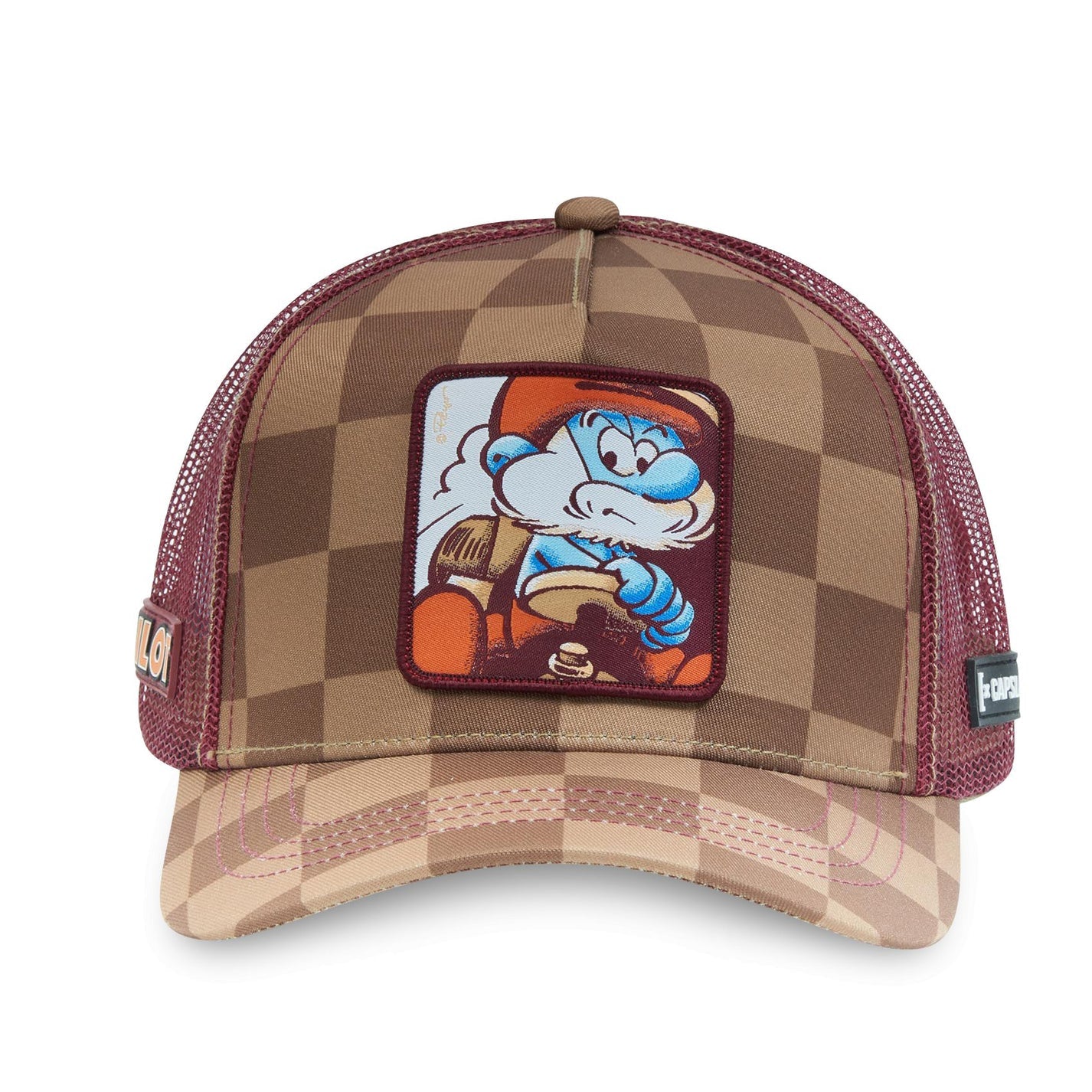 The Smurfs Pilot Papa Smurf Snapback Trucker Hat
