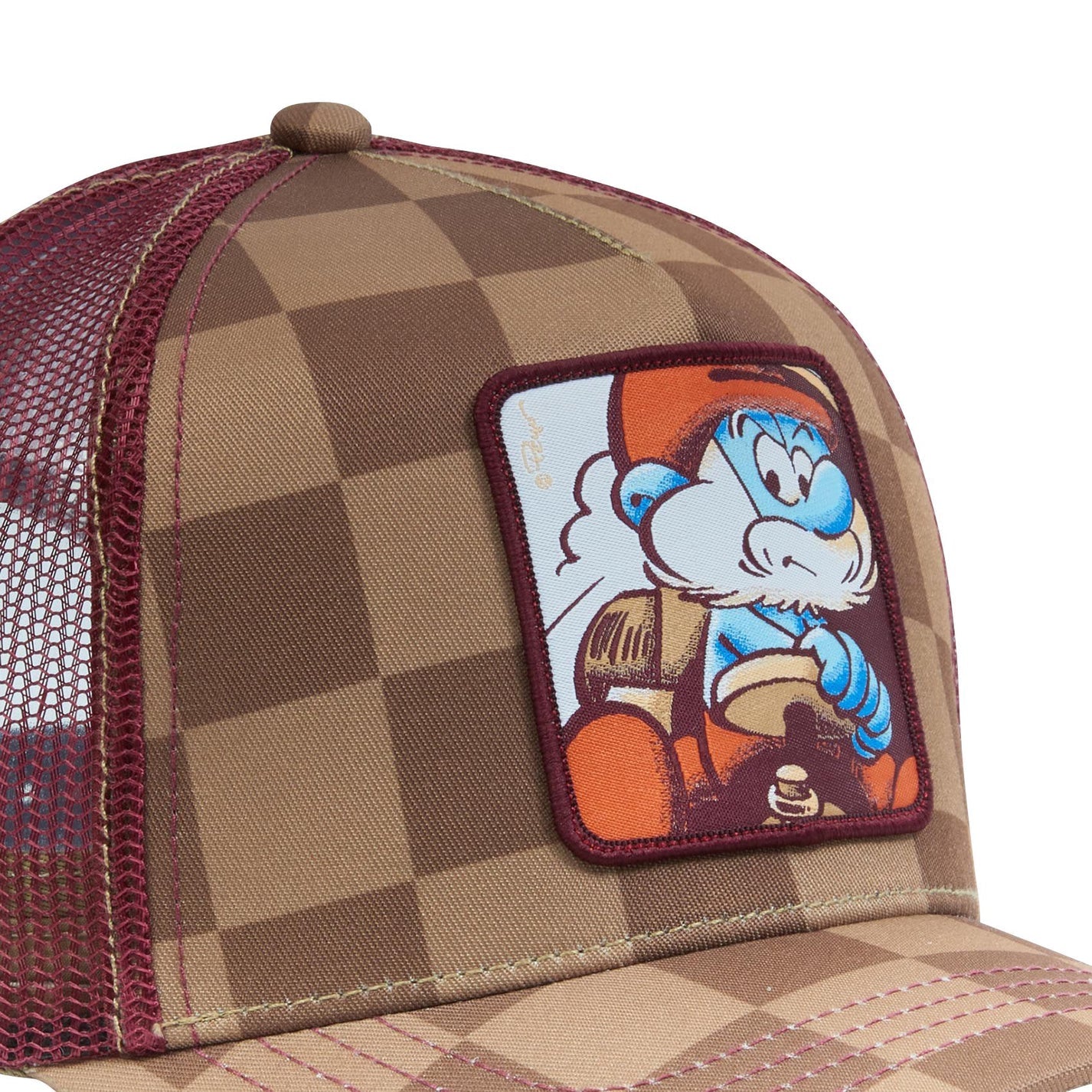 The Smurfs Pilot Papa Smurf Snapback Trucker Hat