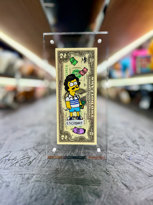 Simpsons (Escobart) $2Dollar Bill Art 9.0