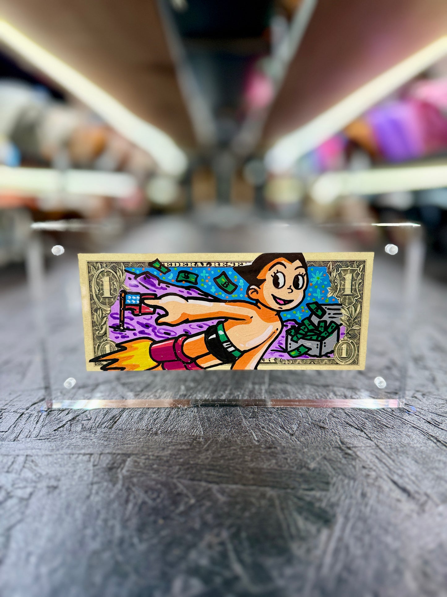 Astro Boy $1 Dollar Bill Art 2.0