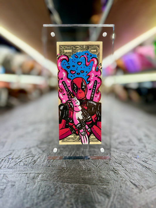 Deadpool $1 Dollar Bill Art 1.0