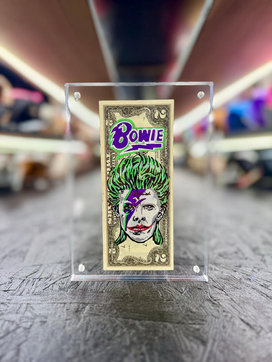 David Bowie $2 Dollar Bill Art 1.0