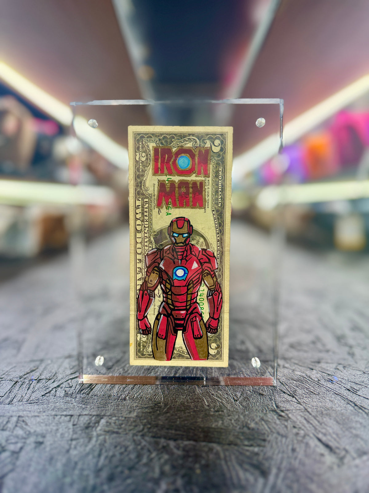 Iron Man $2 Dollar Bill Art 3.0