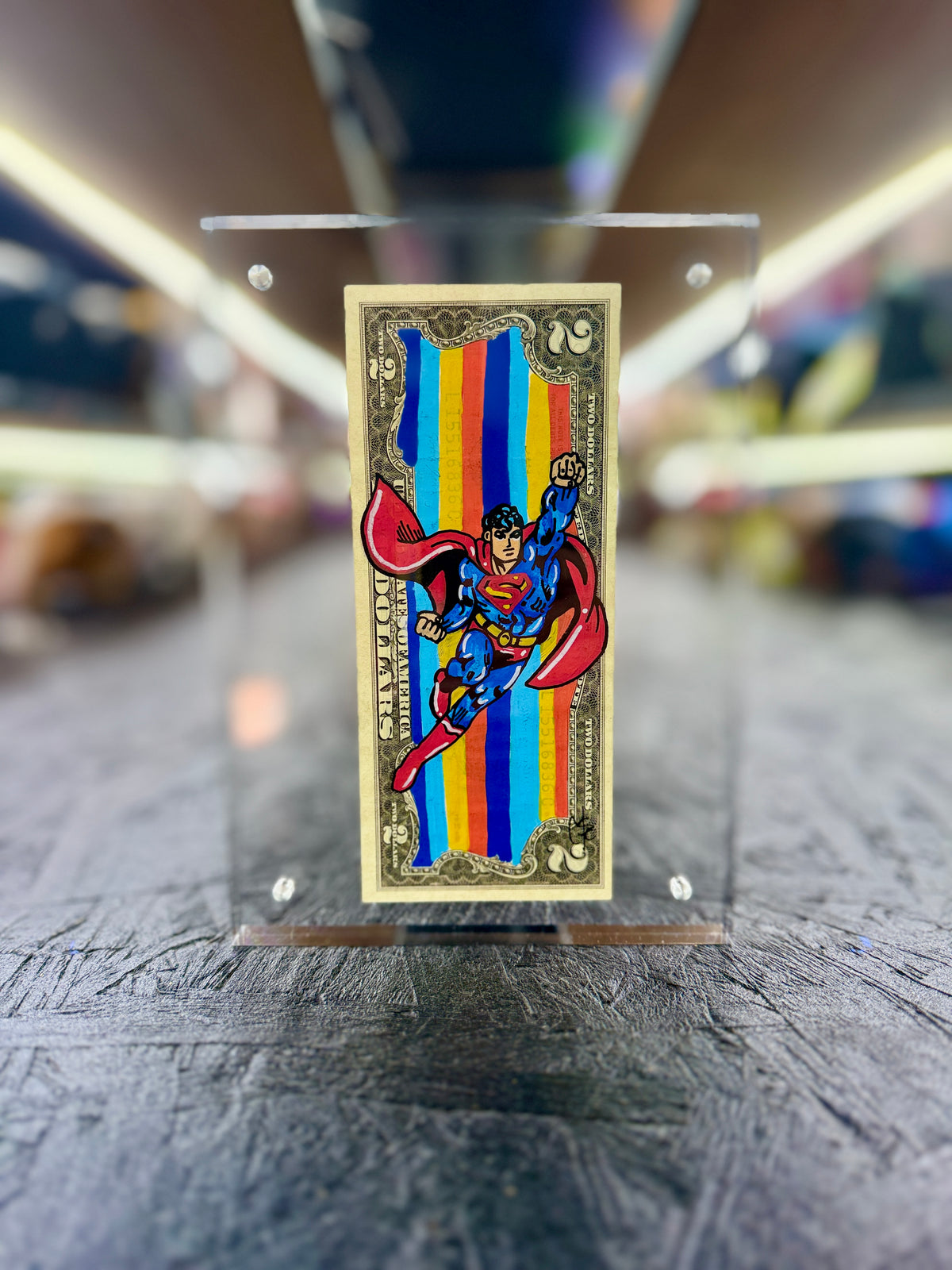 Superman $2 Dollar Bill Art 8.0